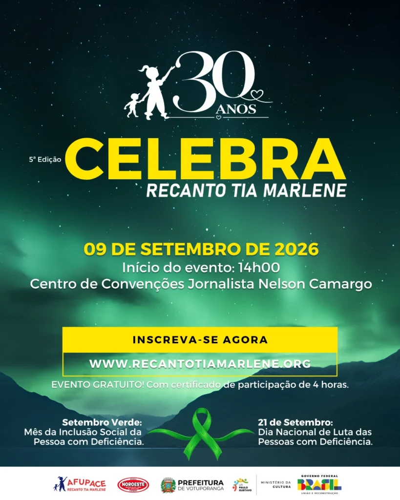 5º CELEBRA RECANTO TIA MARLENE 2026